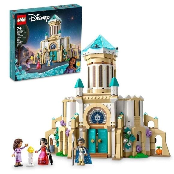 LEGO King Magnifico’s Castle 43224 Disney Wish Interlocking Block Building Set - Picture 5 of 10